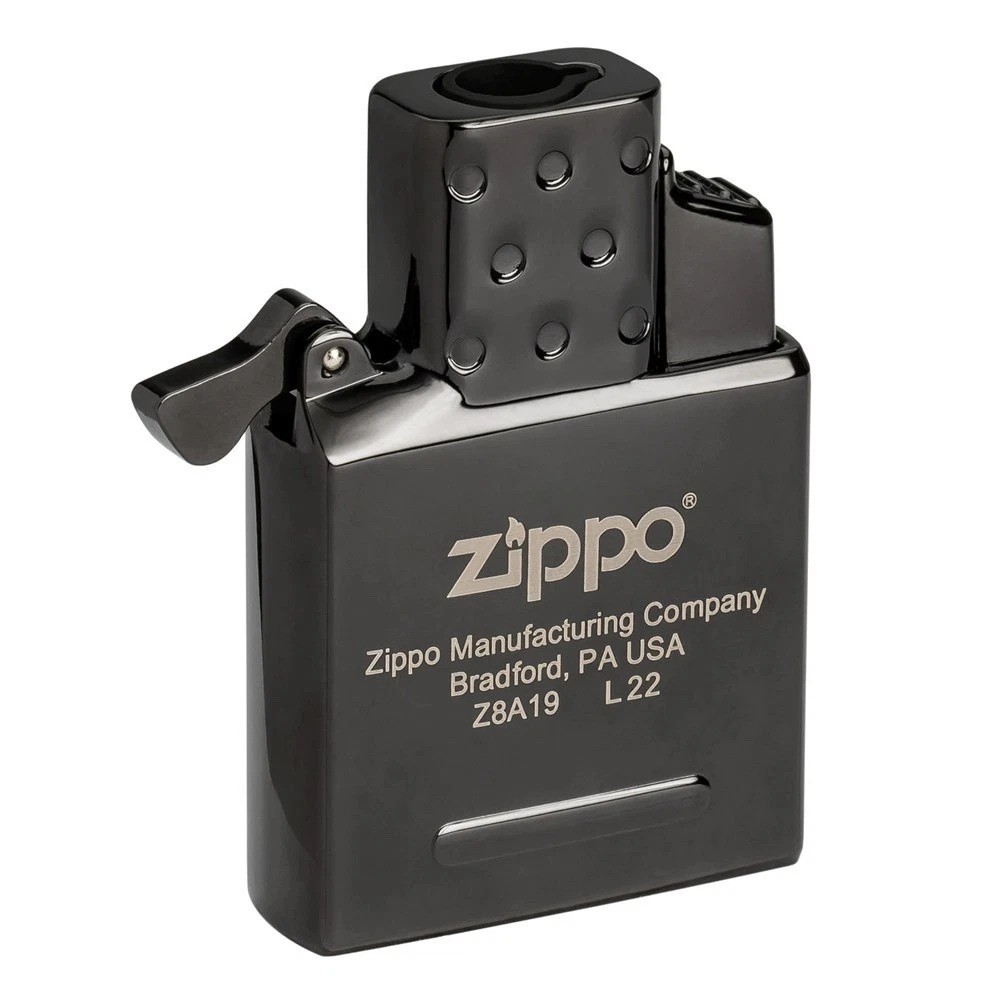 Zippo Black Single Lighter Jet Flame Windproof Torch Insert Butane Gas Insert UK