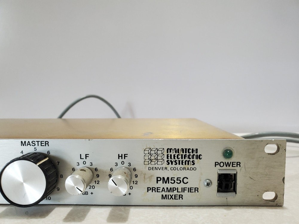 Vintage Malatchi Electronic Systems PM55C Preamplifier Mixer- **PLEASE READ**