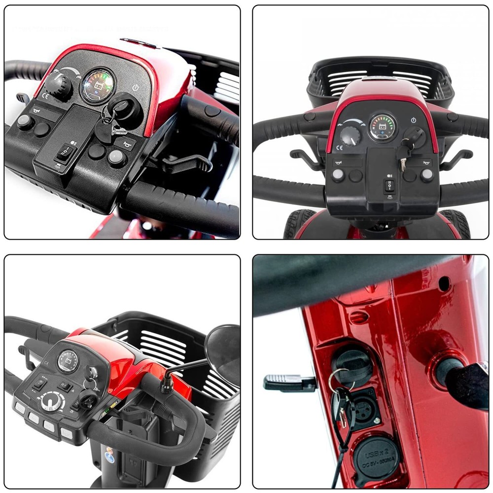 Mobility Scooter Ignition Switch for Pride with 2 Keys Replacement Lock