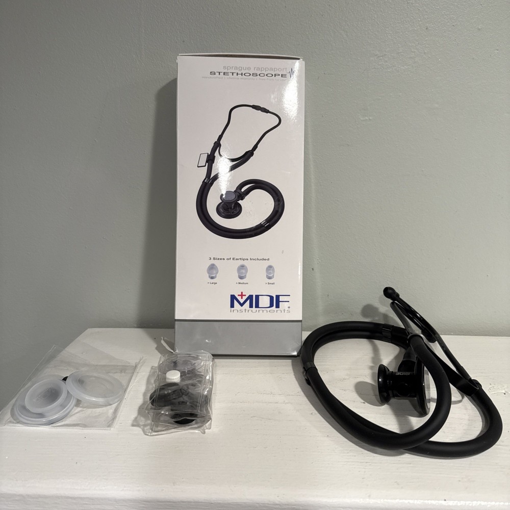 MDF Instruments Sprague Rappaport Stethoscope Black