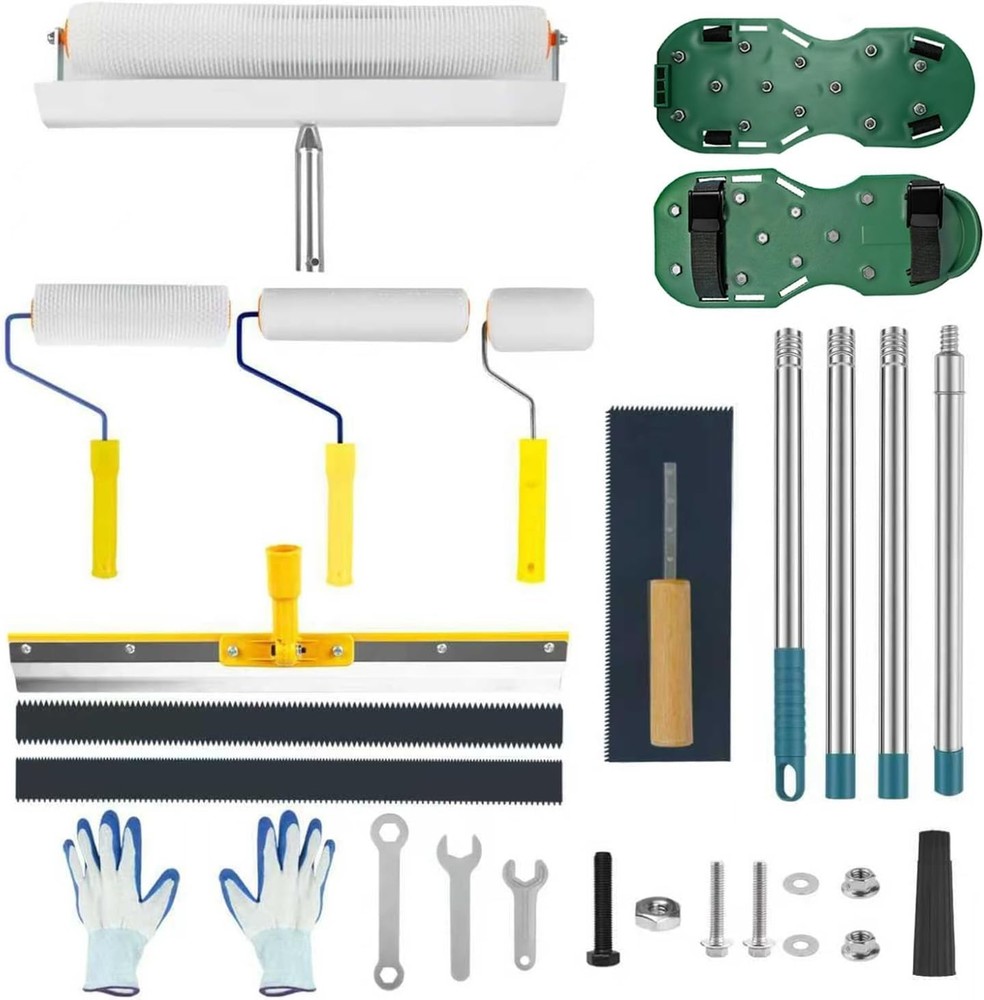 Self Leveling Cement Tool Kit, Upgrade Set