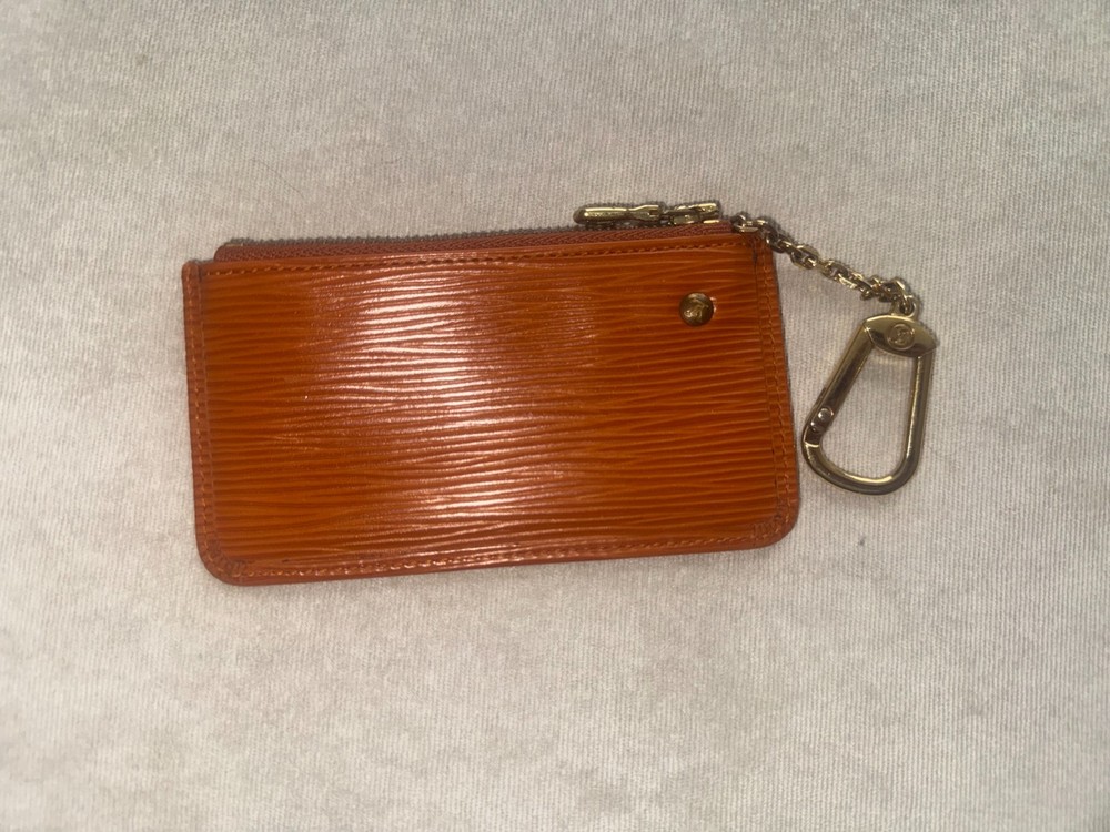 Louis Vuitton Epi Key Cles Cognac