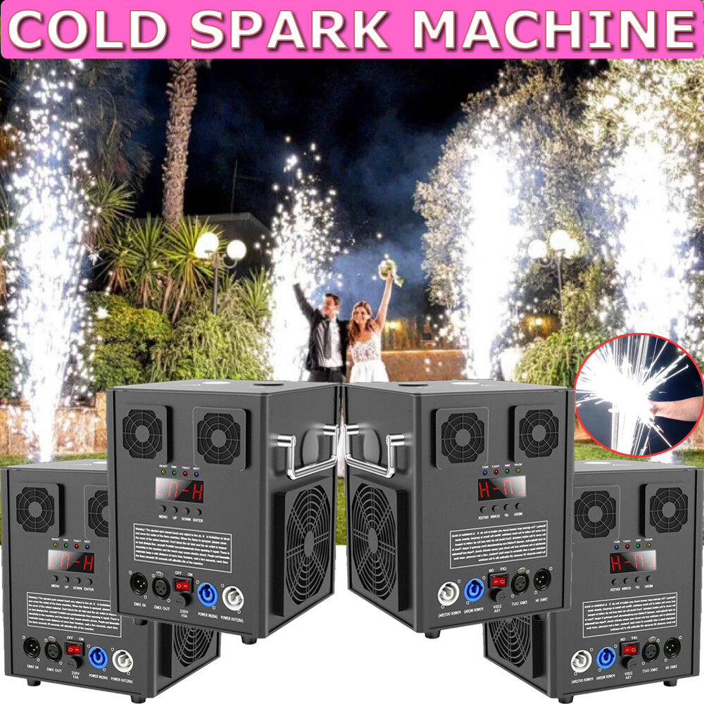 Large Cold Spark Machine Stage Firework machine DMX Party Effect Equipment Case