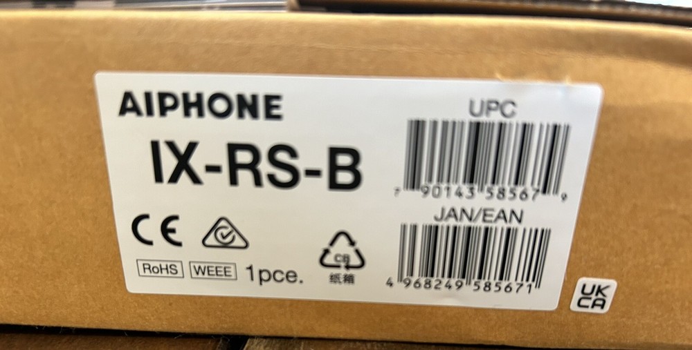Aiphone IX-RS-B Intercom, Black Unit Brand New