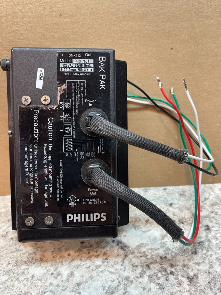 750W Entertainment Technology Bak Pak Dimmer IPSBP7501