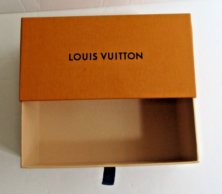 LOUIS VUITTON EMPTYRectangular Gift Box Pull Drawer Style 7" x 3.5" x 3"