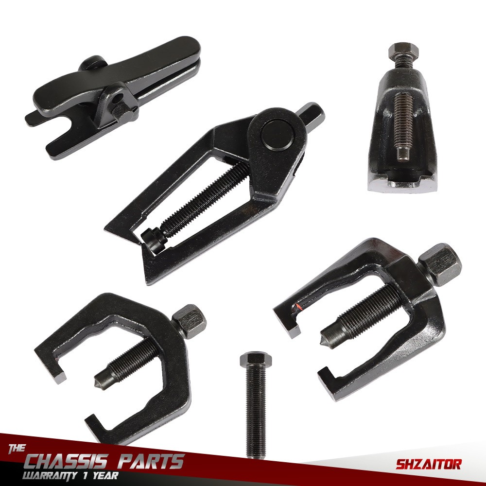 Front End Service Ball Joint Separator Pitman Arm Tie Rod Puller Tool Kit 5pc