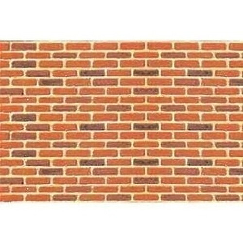 JTT Brick pattern sheet 7.5'' x 12'' (2) - N Scale Model Scratch Building