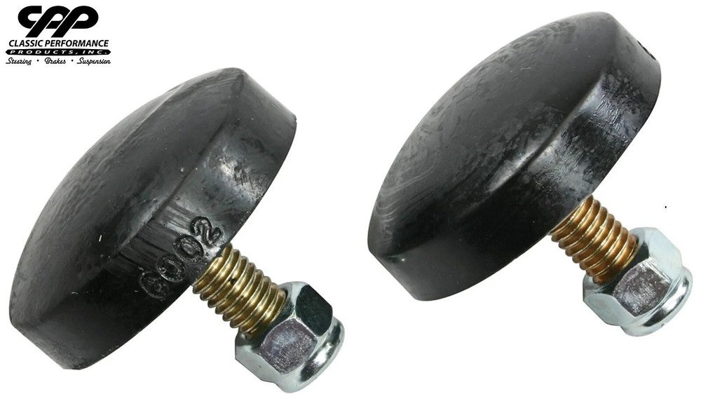 Polyurethane Bump Stop Set 11/16" x 2" (Button) 19-1316-BL Chevy Ford
