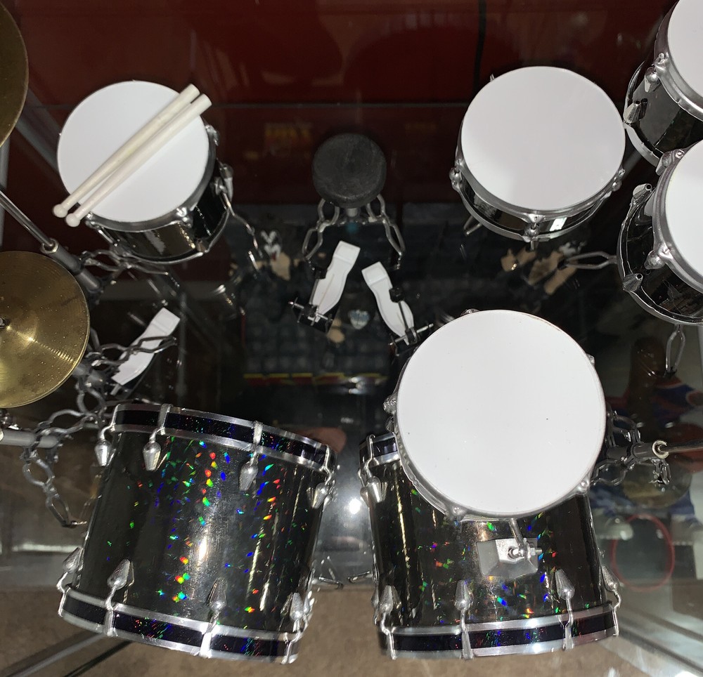 Kiss Memorabilia Rare Mini Drum Set