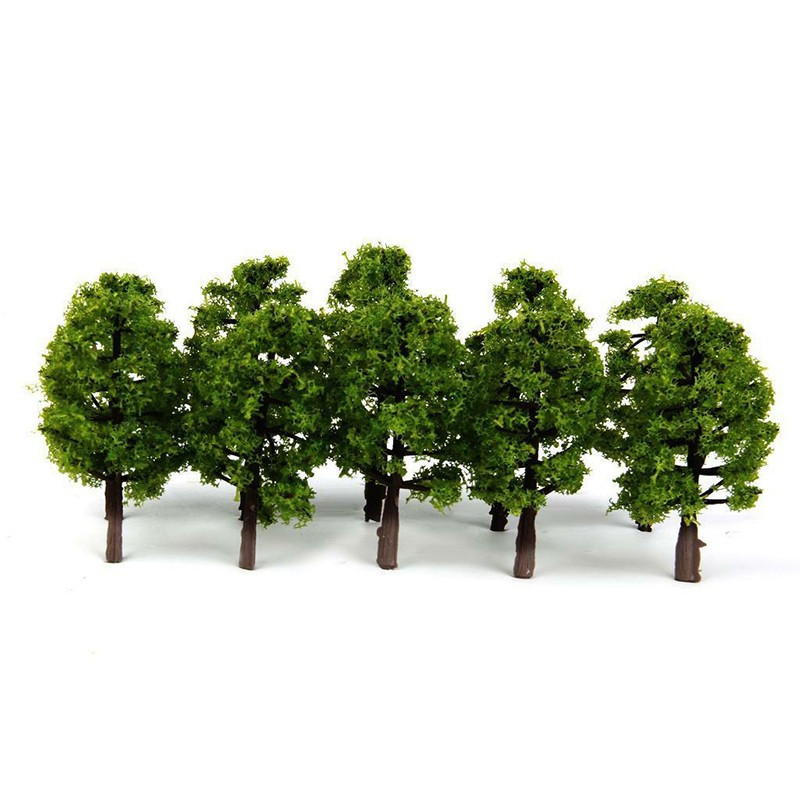 20Pcs 8CM for MINI Model Trees Landscape Decor Train Layout Accessories DIY
