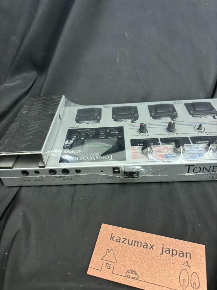 Korg AX1500G Guitar Multi Effects Processor Amp Modeling Expression Pedal Tested