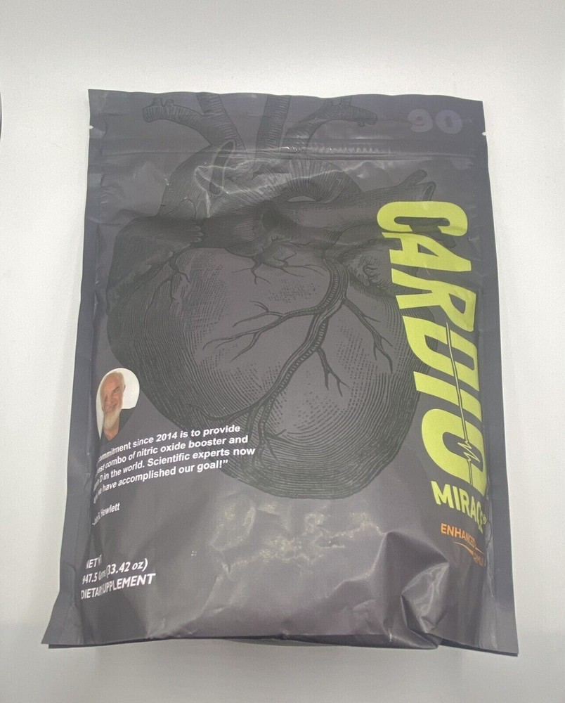 Guaranteed Cardio Miracle,LARGE 90 Dose, Complete Nitric Oxide Solution