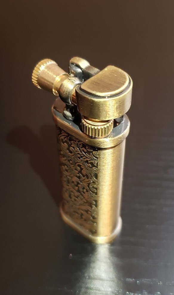 VINTAGE RETRO STYLE ROLLER LIGHTER Trench Retro Fuel Saving Lighter O Ring USA