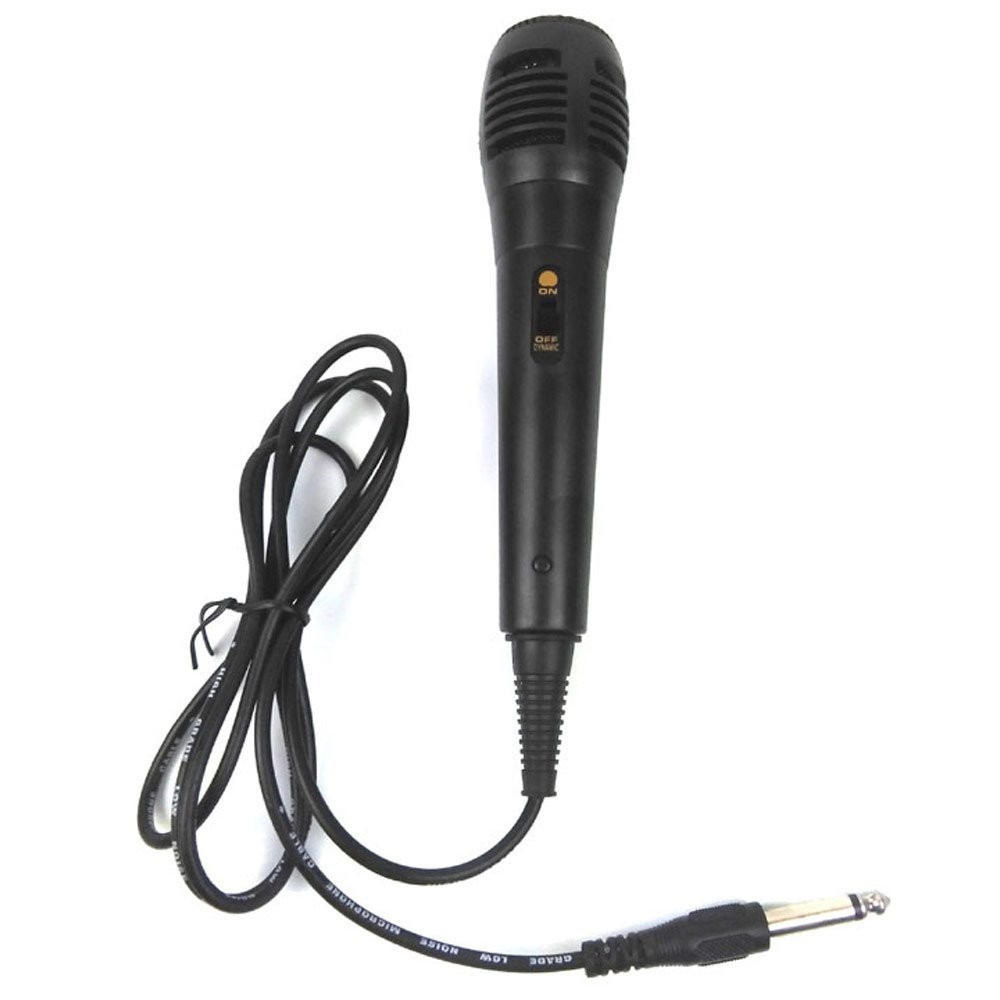 Karaoke Singing Machine Microphone System Unidirectional Dynamic Black