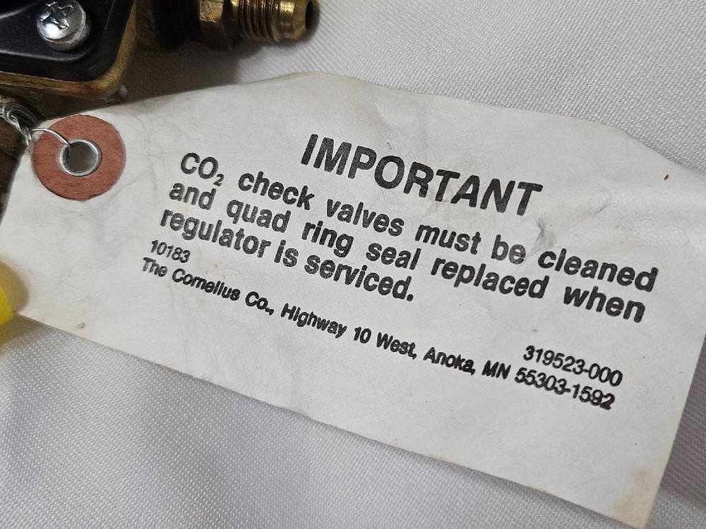 Cornelius Dual Secondary Low Pressure CO2 Regulator