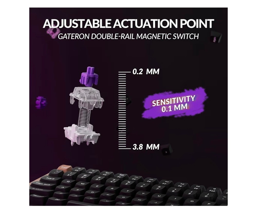 Keychron K2HE Elite Magnetic Switch Keyboard & Mouse Bundle