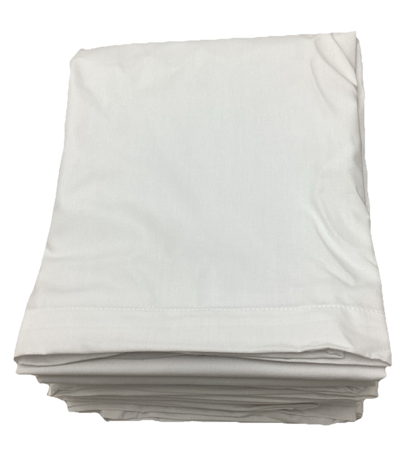 Lot of 12 Oversized Standard (20.5x27.5) White Cotton Pillow Cases