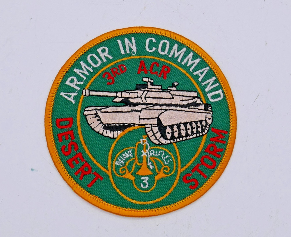 3rd ACR Armored CAV Desert Storm Patch M1 Abrams