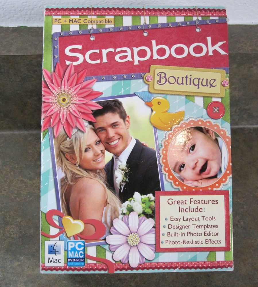 Scrapbook Boutique PC & MAC Software Layout/Templates/Photo Editior +