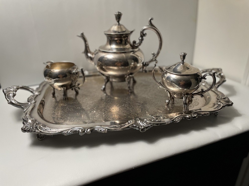 Eton Silver Plated Vintage Tea Set