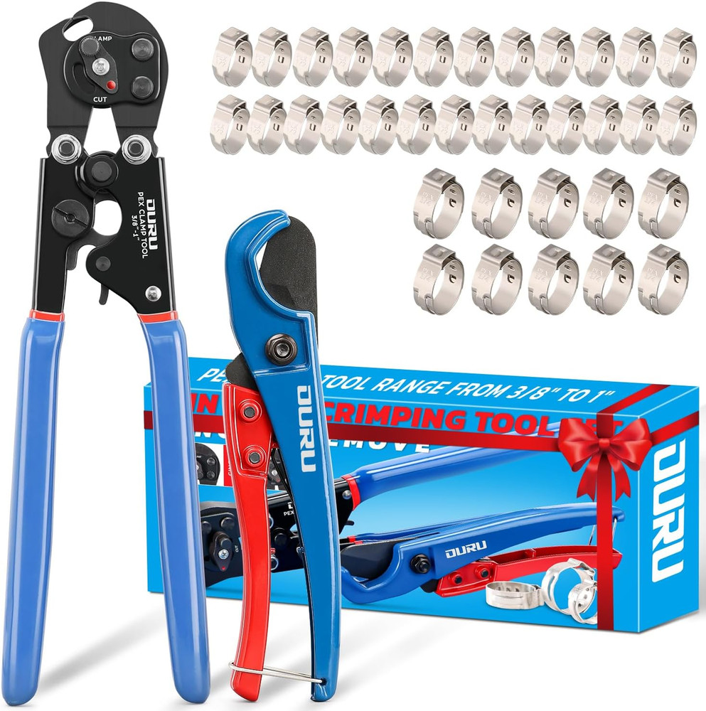 Ratchet Pex Crimping Tool Cinch & Remove Combo Function Pex Pipe Crimp Tool from