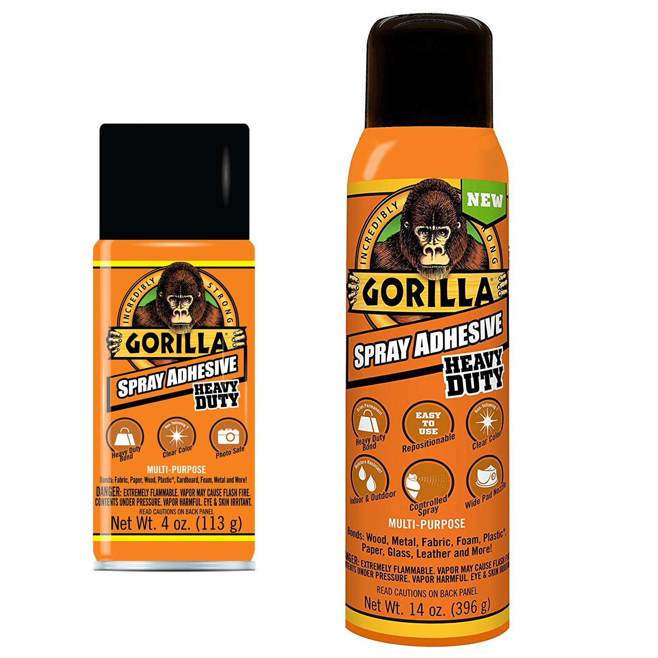 Gorilla Spray Adhesive: 4 oz. (Clear)