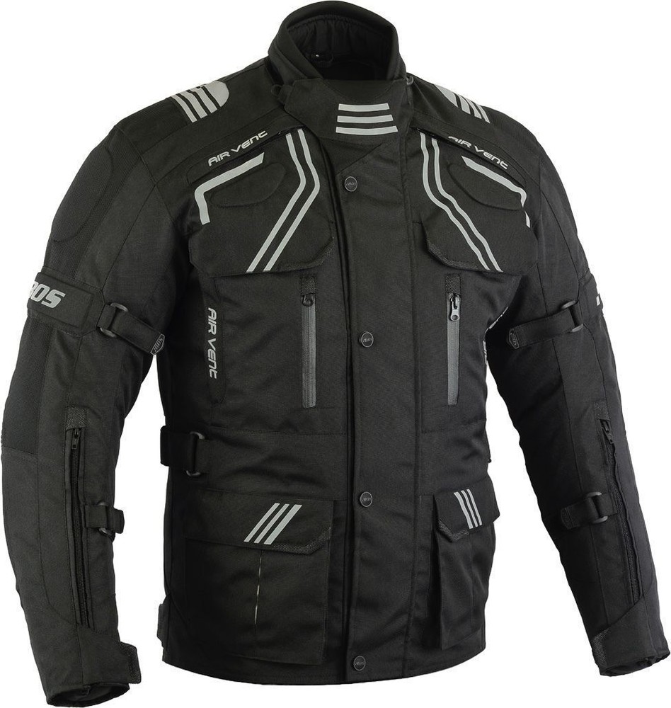 Motorcycle jacket motorcycle jacket textile black touring jacket M - 5 XL
