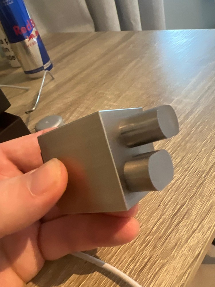 Steel cube Precision Machined Solid Steel Cube – Engineering Art Sculpture / Imp