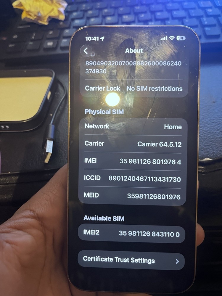 iPhone 13 Pro Max 1TB Unlocked broken back