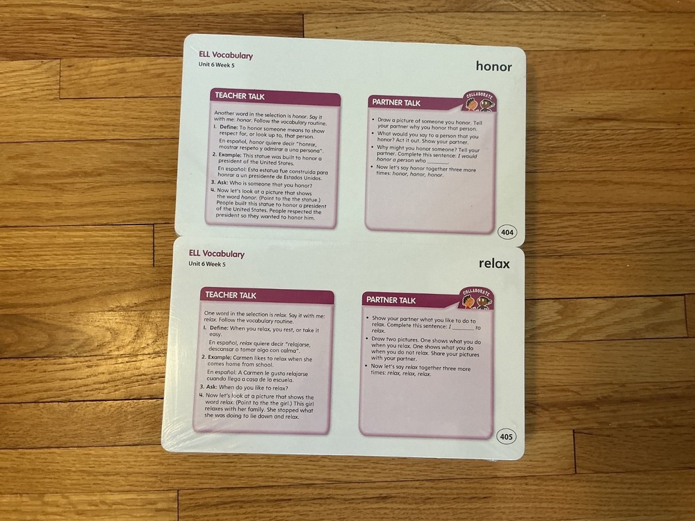 Reading Wonders, Grade 1, Visual Vocabulary Cards (ELEMENTARY CORE READING)