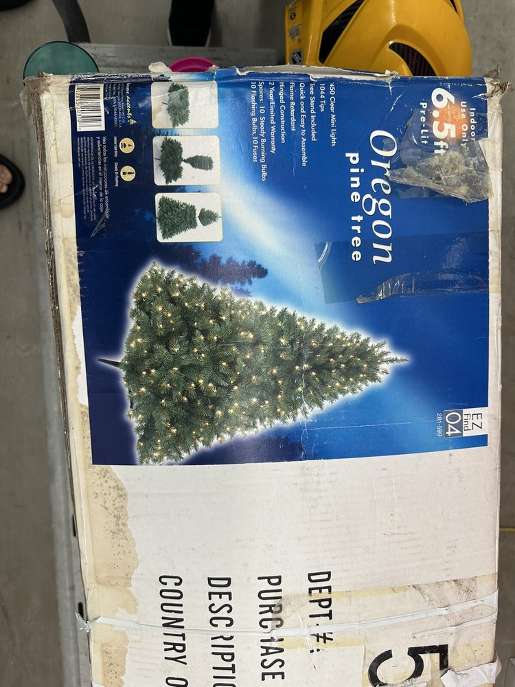 Oregon Pine Tree Christmas 6.5 ft