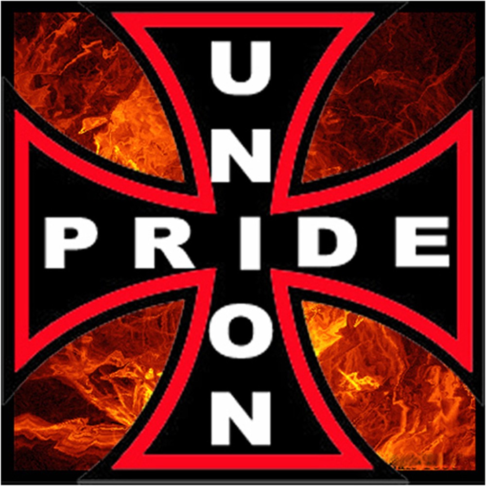 Union pride, hard hat stickers, tool box sticker, CU-6