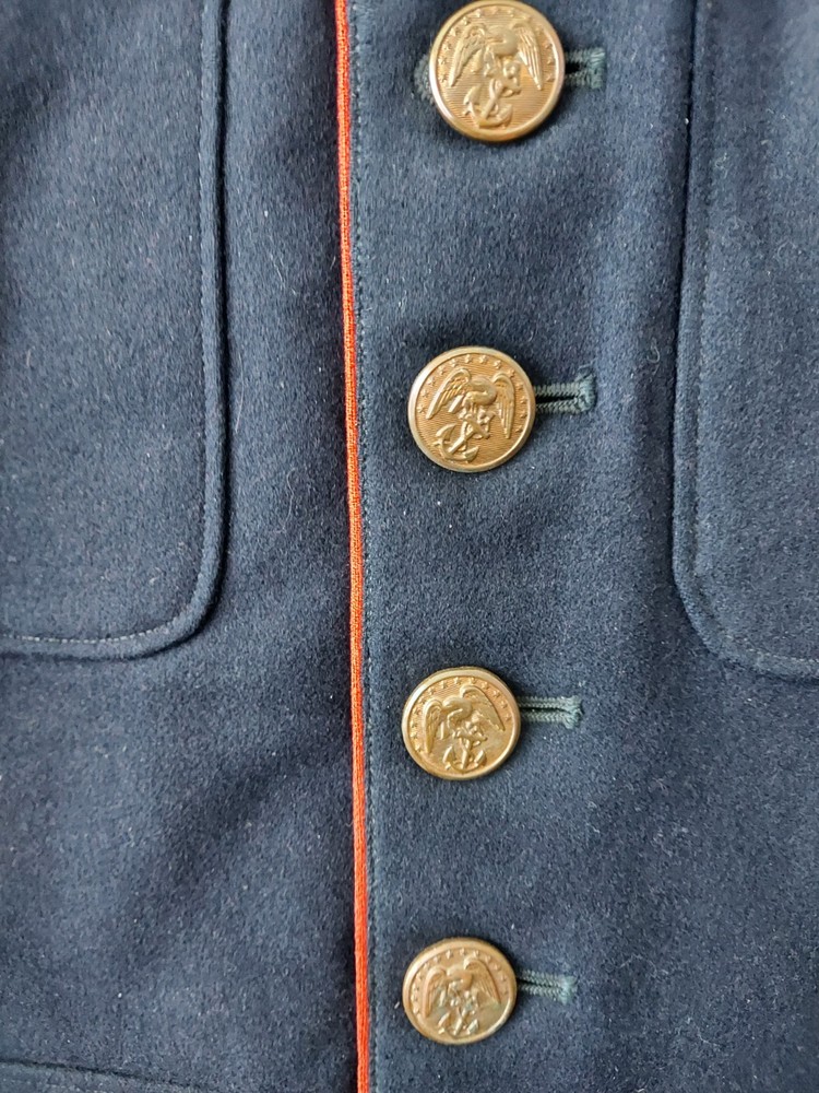WWII USMC Marines Uniform Dress Blue super shape