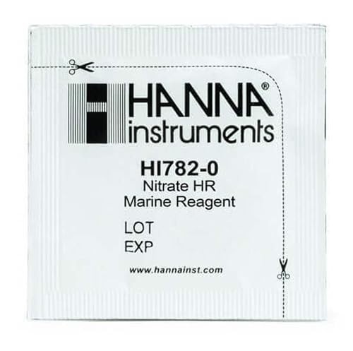 Marine Nitrate High Range Checker Reagents - 25 Tests for Water Quality Testing
