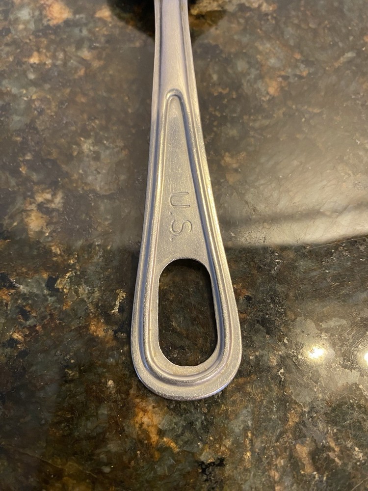 US Army Silco Stainless Spoon - 7.5"Long