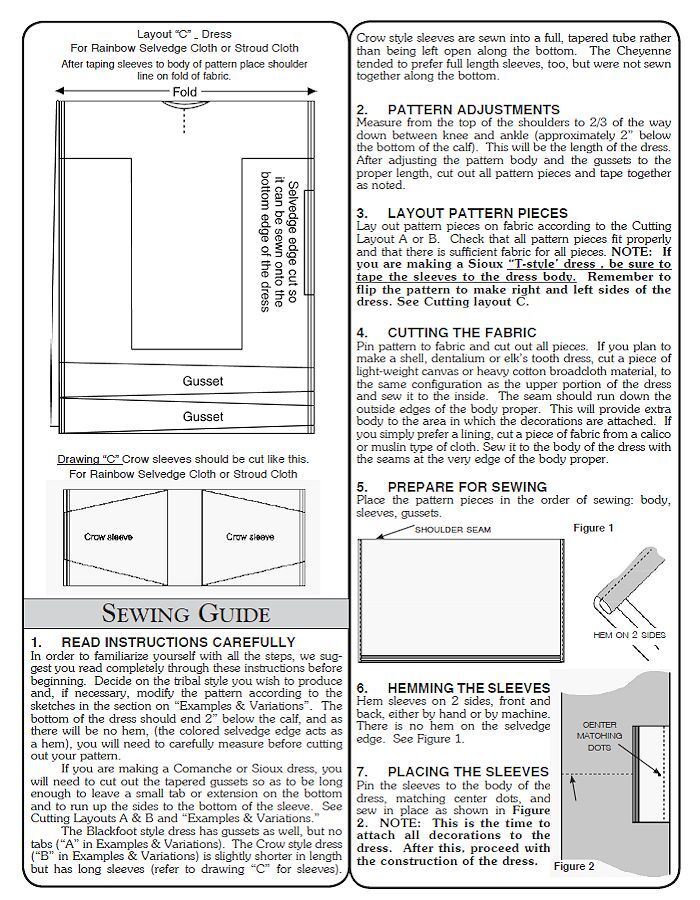 Tradecloth Dress Pattern