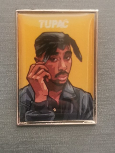 TUPAC pin Badge Patch New High Quality