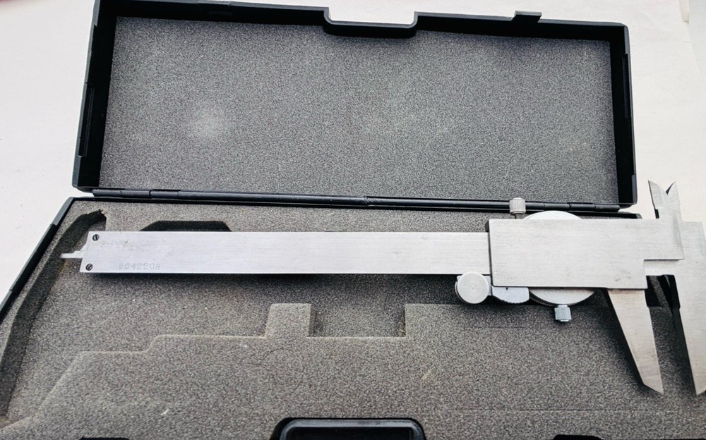CDI Shockproof Dial Caliper | 0–6” Range | Precision Machinist Tool in Foam Case