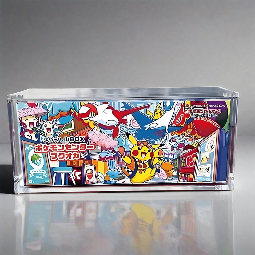Acrylic Case Pokémon Center Tohoku Hiroshima Fukuoka Special Box Strong Magnets