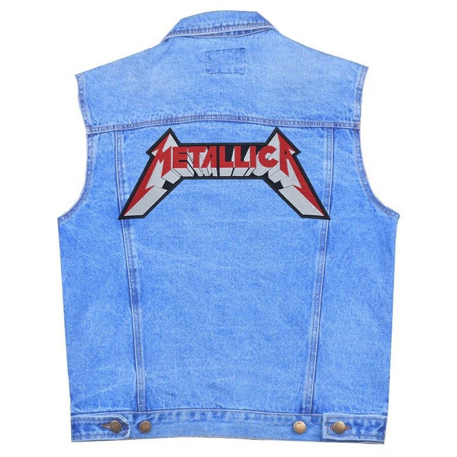 Metallica (old logo)  EMBROIDERED BACK PATCH