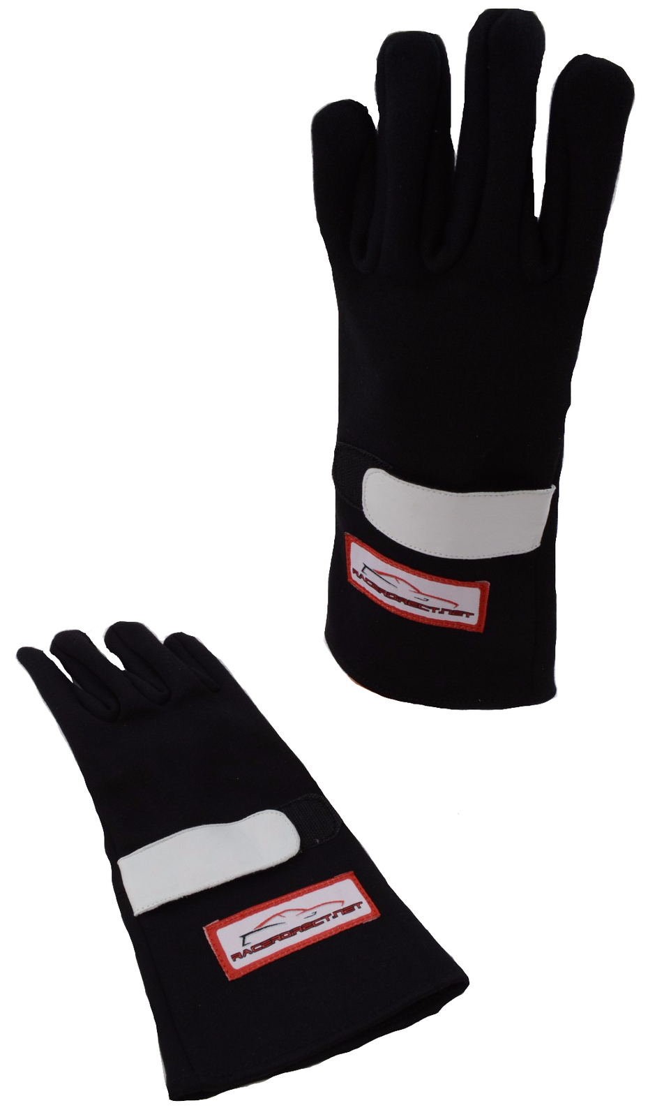SFI 3.3/5 RACING GLOVES NOMEX DOUBLE LAYER DRIVING GLOVES BLACK LARGE IHRA NHRA