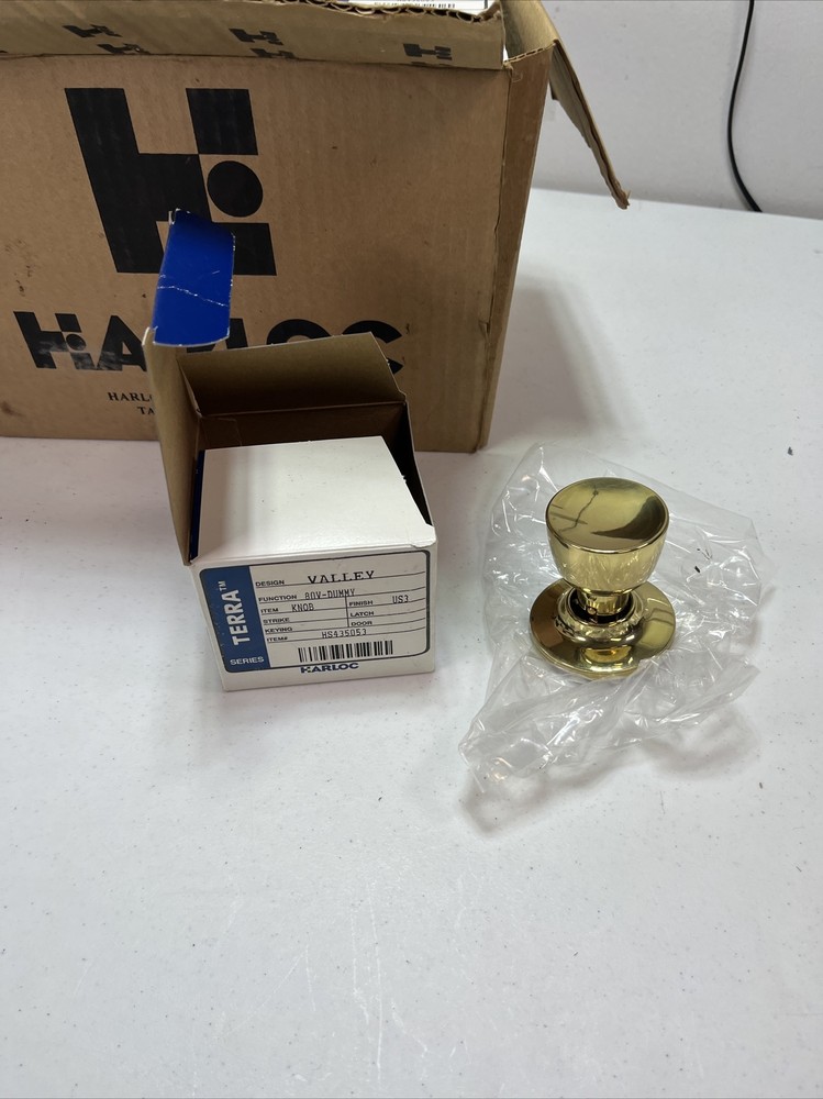 HARLOC 80-H Dummy Knob US3 Brass