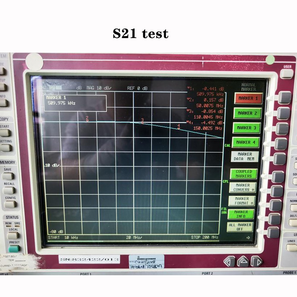 Active RF Isolation Splitter for GPSDO Clock Source Radio Antenna 150MHz