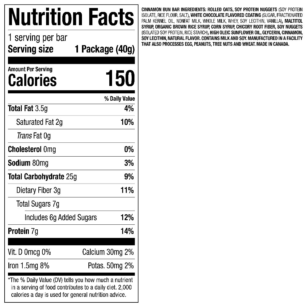 Nutrisystem Cinnamon Bun Breakfast Bars, for Weight Loss, 15 Count