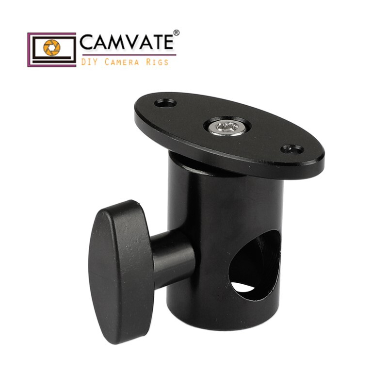 2Pcs CAMVATE Light Stand Mount 16mm w/Wall Ceiling Mount Base for Camera Light