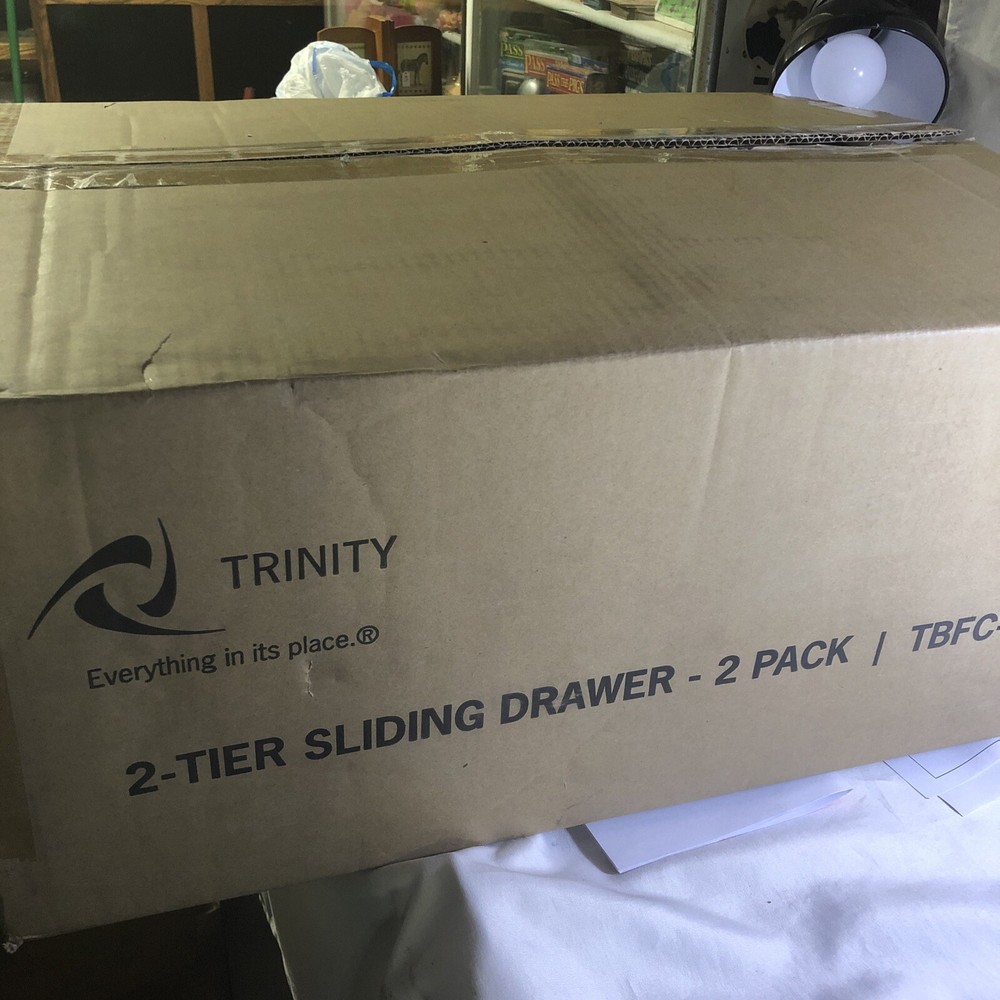 TRINITY EcoStorage 2-tier Wire Drawer with Slides, 2-pack/WH2