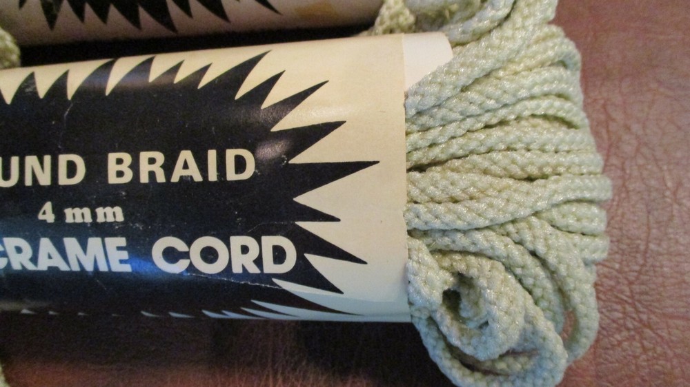 MAXI CORD BRAIDED POLYPROPYLENE Macrame 4 mm 150 yds Beige