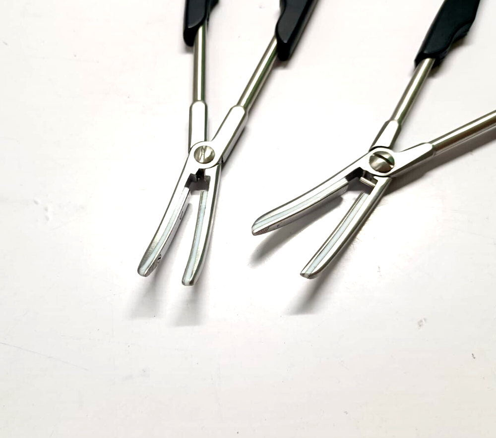 2pc Laparoscopic Biclamp Vessel Sealer & Cable Surgical Instruments