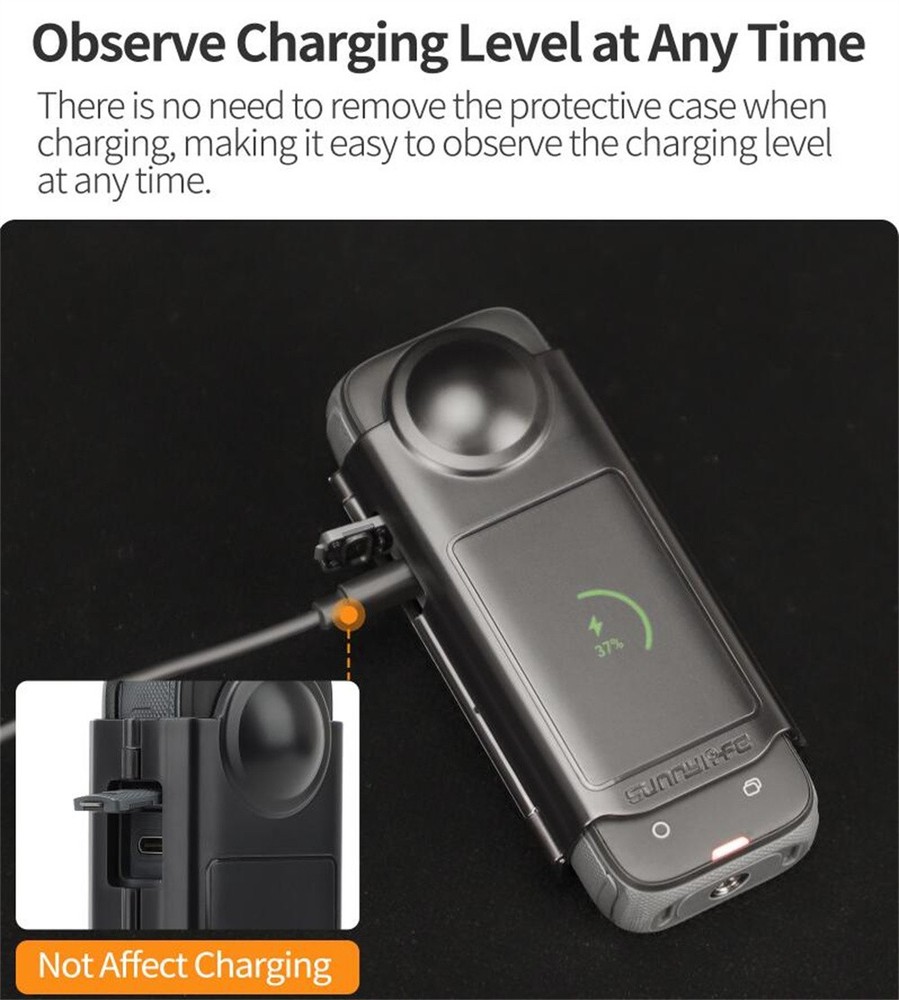 Integrated Lens Screen Protective Cover Camera Case Protector for Insta360 X4